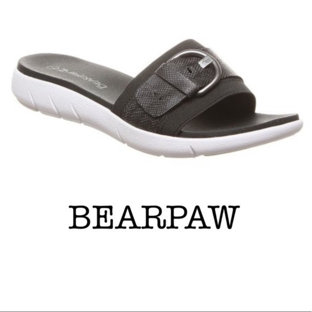 BEARPAW Black Kyra Sandals
